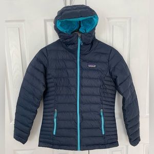 Patagonia down Sweater jacket- Navy size Small